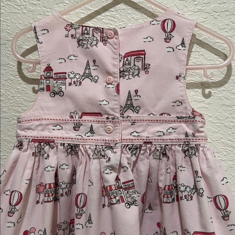 🛍️BOGO FREE 2009 vintage Gymboree Paris collection corduroy dress size 12-18M - Picture 4 of 7